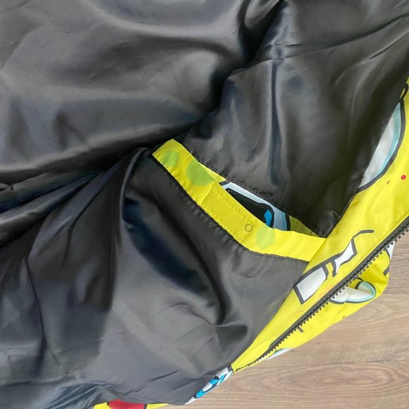 Members Only Spongebob Puffer Coat Jacket Size Brand NEW Mens Medium - Picture 9 of 13